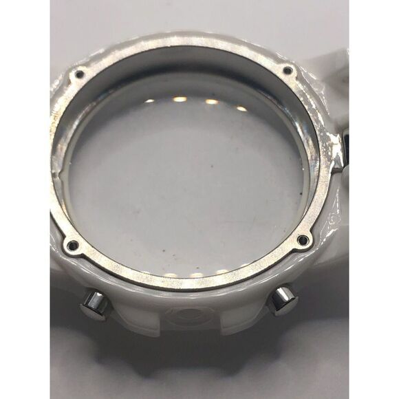 Michael Kors Watch Parts Case Only White Ceramic W/Crystal 40mm GY383 - Picture 9 of 9